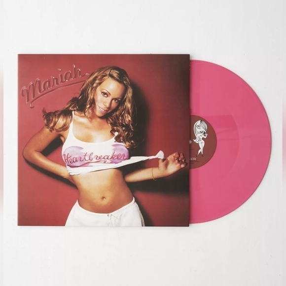 Mariah Carey Heartbreaker Single LP on Hot Pink Vinyl Limited Edition NWT - Picture 1 of 2